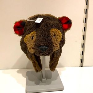 Toddler Bear trapper hat.